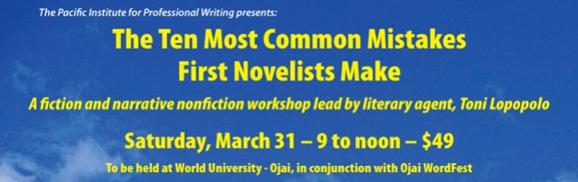 The Ten Most Common Mistakes  First Novelists Make banner